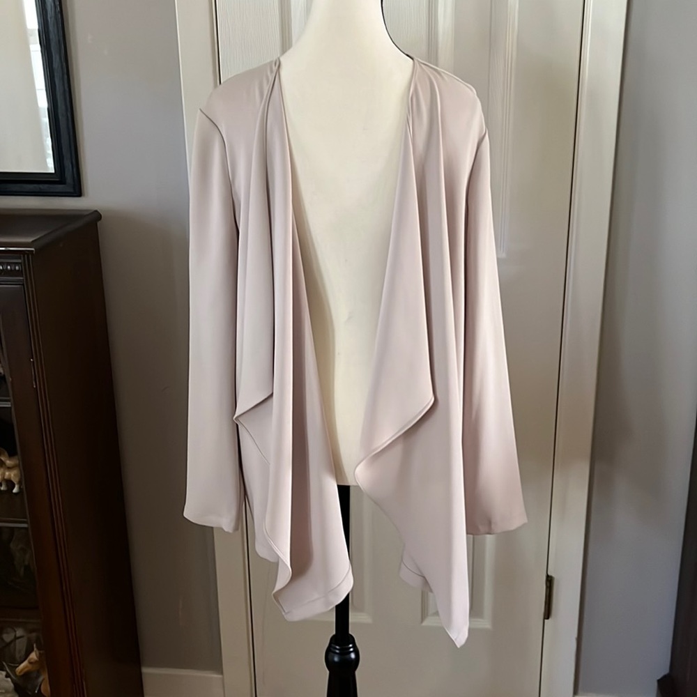NWT Bar lll Lightweight Open Suit Jacket in Stone Size L
